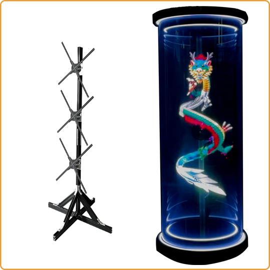 Alquiler de ventiladores Holográficos 3D en Bogotá para eventos BTL